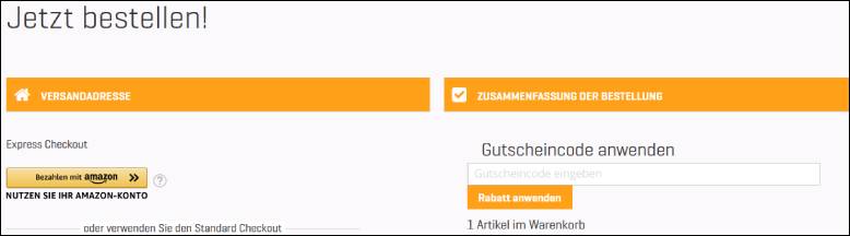 Gib deinen Code an der Kasse ein Den Notebookgalerie Gutschein an der Kasse aktivieren