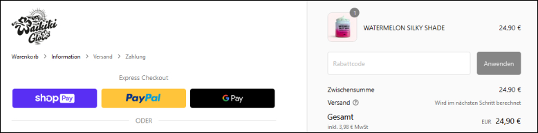 Waikiki Glow Rabattcode einlösen